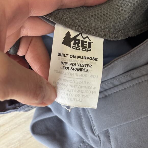 REI Sahara Pants Size 8P Convertible Roll Up Stretch Cargo Hiking Trail Climb‎ - Picture 14 of 16
